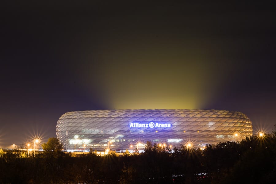 Allianz-Arena im Nebel