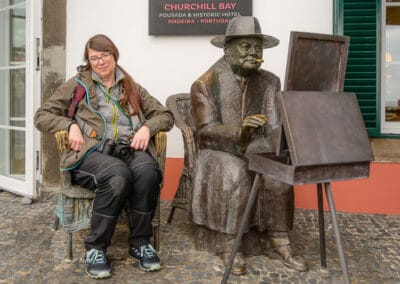 Kerstin Cotrus und Winston Churchill