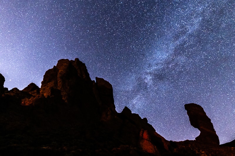 Teide Nationalpark bei Nacht