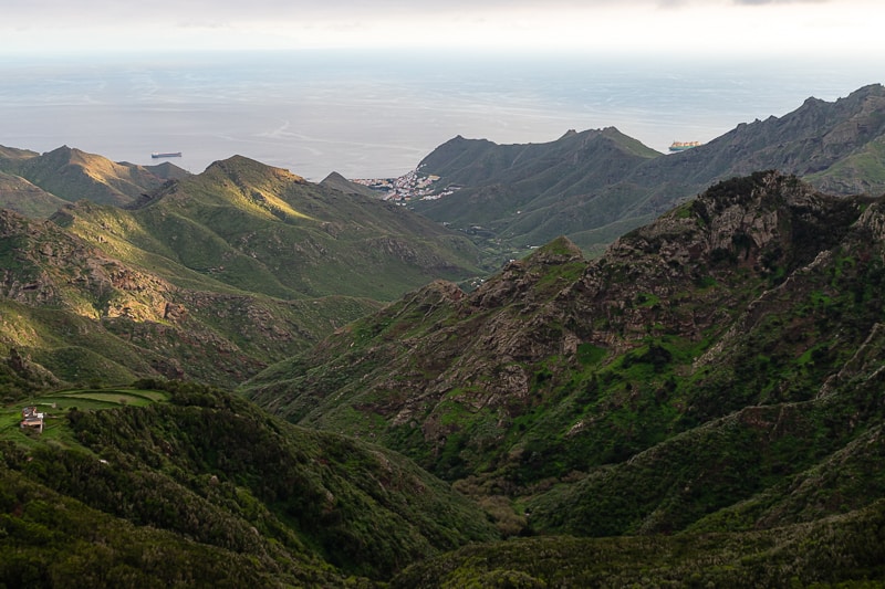 Blick über die Täler des Anaga-Gebirges