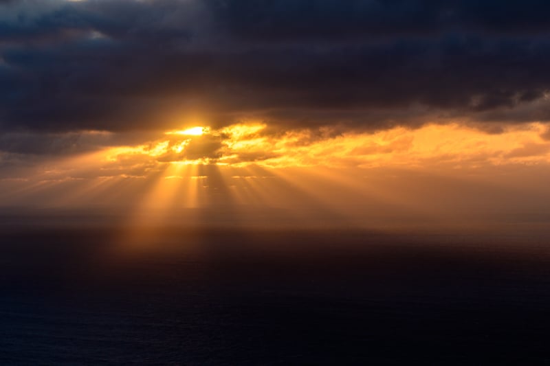 Sonnenuntergang auf Madeira